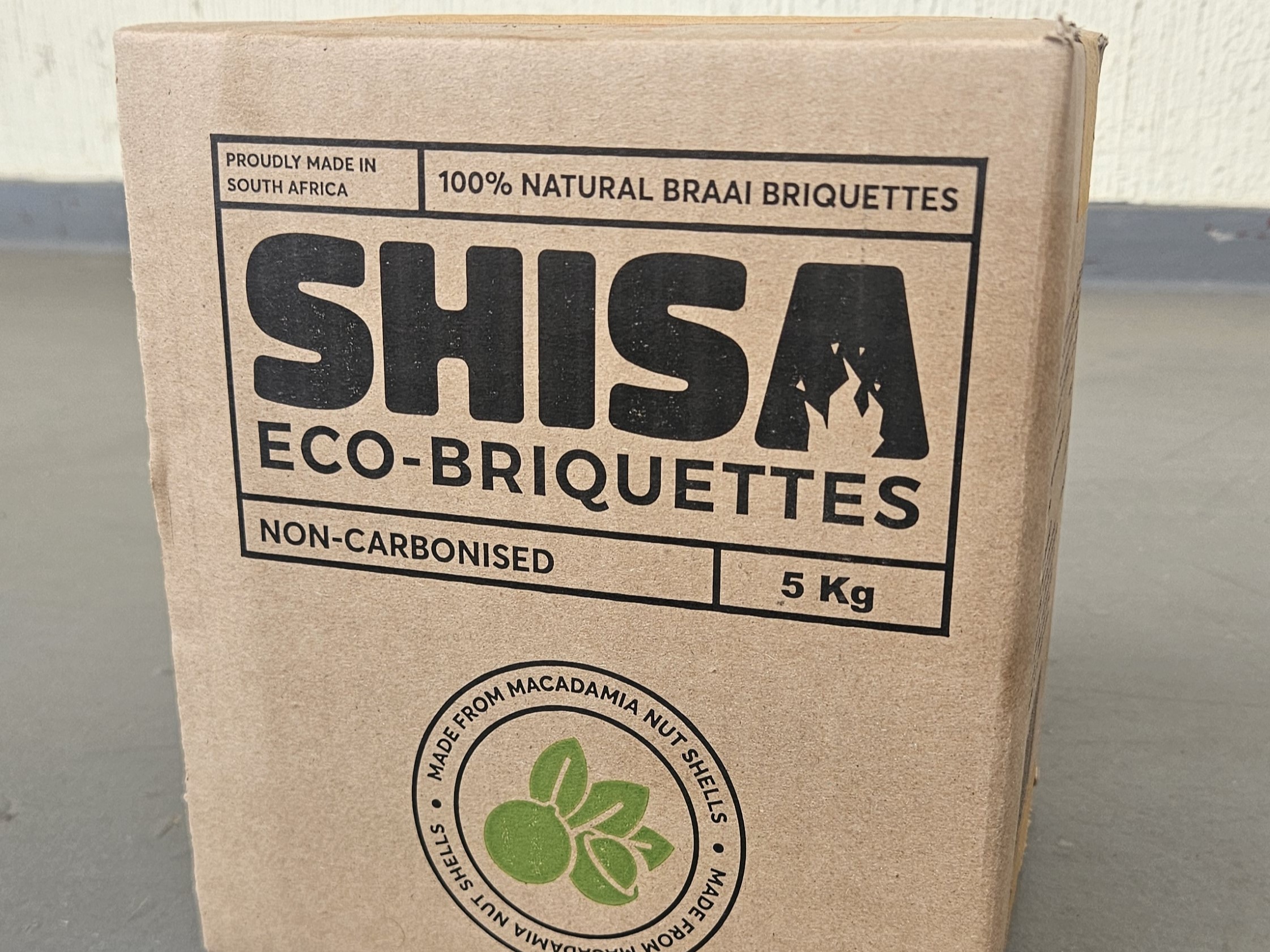 Briquettes packaged for export
